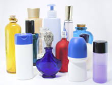 Cosmetics bottles